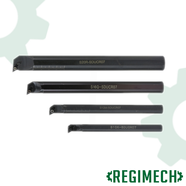 REGIMECH™ | BARRA ALESATRICE SDUCR/L07 CODOLO 10 – 20 mm INSERTI DC.. 0702 CON BLOCCAGGIO A VITE