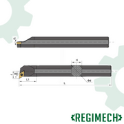 REGIMECH™ | BARRA ALESATRICE SDQCR/L CODOLO 10 – 16 mm INSERTI DC.. 0702 CON REFRIGERAZIONE INTERNA