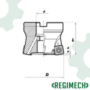 REGIMECH™ | MFH FRESA AD ALTO AVANZAMENTO, Ø 50/100 mm, TAGLENTI 4/7 F