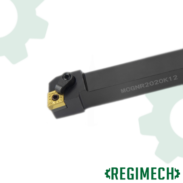 REGIMECH™ | PORTAINSERTI CGNR/L CODOLO 20 - 32 mm INSERTI CNMG1204 CON BLOCCAGGIO A STAFFA